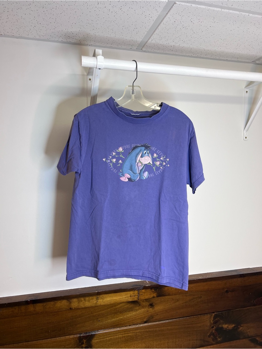 Purple Vintage Disney Eeyore Graphic T‑Shirt- Small